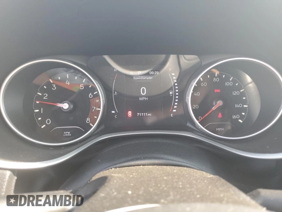 2020 Jeep Compass Sport with VIN 3C4NJCAB6LT257742, listed as a Copart auction lot 47100845 with 71,111 mi miles and Salvage title. Bid and sale history available at DreamBid. Image 9.