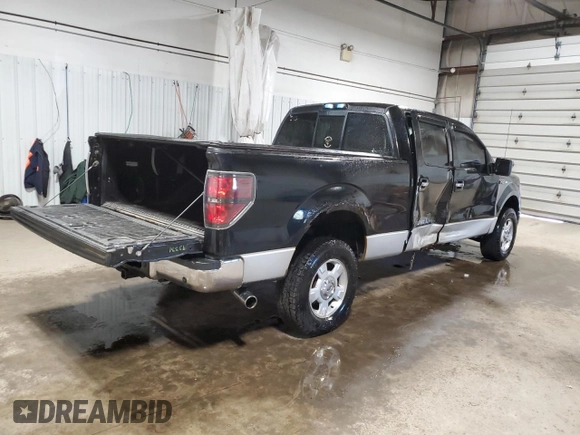 2012 Ford F-150 XL with VIN 1FTFW1EF3CFC38227, listed as a Copart auction lot 54176145 with 161,670 mi miles and Salvage Title. Bid and sale history available at carsss.com. Image 3.