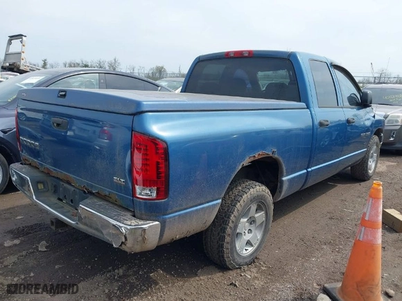 2004 Dodge Ram 1500 SLT with VIN 1D7HA18N94S783843, listed as a IAAI auction lot 42035027 with 136,699 mi miles. Bid and sale history available at carsss.com. Image 4.