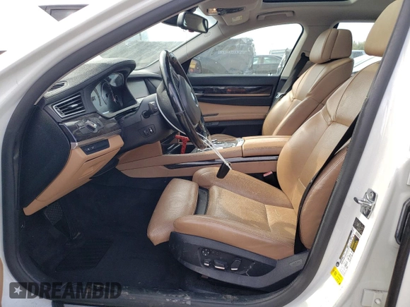 2009 BMW 7 Series 750Li с VIN WBAKB83569CY59952, выставлен на аукционе Copart как лот 47280325 с пробегом 169 618 миль миль и Чистый • Clean title. История ставок и продаж доступна на DreamBid. Изображение 7.