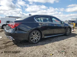 2019 Acura RLX Hybrid Advance Pkg with VIN JH4KC2F99KC000242, listed as a Copart auction lot 48571295 with 40,832 mi miles and Salvage Title. Bid and sale history available at carsss.com. Image 3.