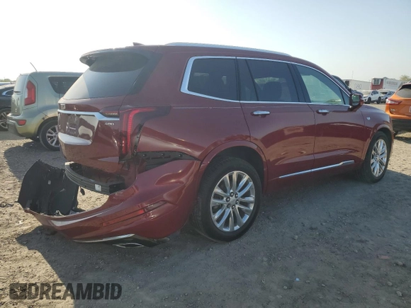 2020 Cadillac XT6 FWD Premium Luxury z VIN 1GYKPCRSXLZ101003, wystawiony jako Copart lot #51844525 z przebiegiem 115 061 mil mil oraz Szkoda całkowita • Salvage title. Historia ofert i sprzedaży dostępna na DreamBid. Obrazek 3.