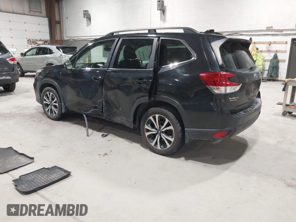 2020 Subaru Forester Limited with VIN JF2SKAUC4LH499843, listed as a IAAI auction lot 41976456 with 87,008 mi miles. Bid and sale history available at carsss.com. Image 3.