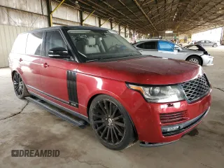 2015 Land Rover Range Rover Supercharged with VIN SALGS3TF9FA216340, listed as a Copart auction lot 51128505 with 81,908 mi miles and Clean title. Bid and sale history available at DreamBid. Image 4.