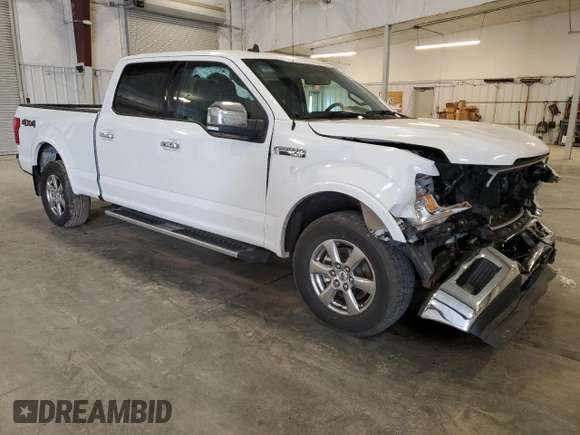 2019 Ford F-150 XL with VIN 1FTFW1E45KFC86941, listed as a Copart auction lot 57488365 with 87,241 mi miles and Salvage title. Bid and sale history available at DreamBid. Image 4.