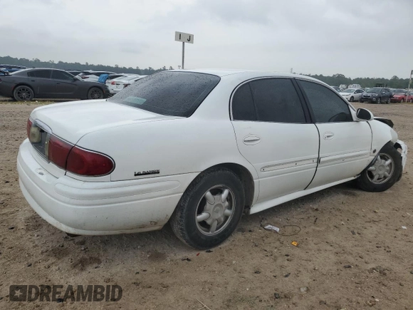 2001 Buick LeSabre Custom with VIN 1G4HP54K11U293095, listed as a Copart auction lot 53967345 with 157,367 mi miles and Salvage Title. Bid and sale history available at carsss.com. Image 3.