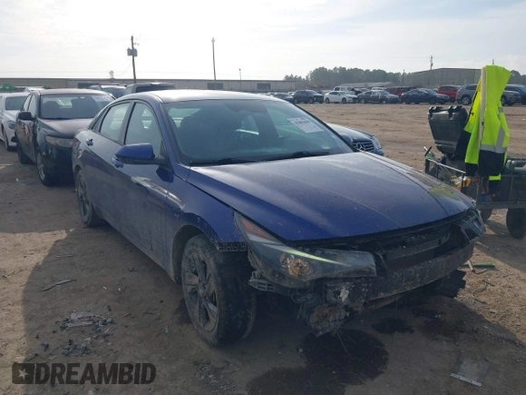 2022 Hyundai Elantra SEL with VIN 5NPLM4AG3NH076553, listed as a IAAI auction lot 41681638 with 35,344 mi miles and . Bid and sale history available at DreamBid. Image 1.