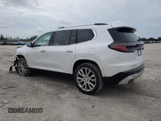 2024 GMC Acadia FWD Denali z VIN 1GKENLKS0RJ221469, wystawiony jako Copart lot #78418114 z przebiegiem 1310 mil mil oraz Szkoda całkowita • Salvage title. Historia ofert i sprzedaży dostępna na DreamBid. Obrazek 2.