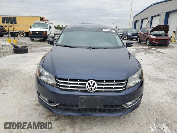 2015 Volkswagen Passat SEL Premium with VIN 1VWCV7A34FC051649, listed as a Copart auction lot 57794895 with 159,824 mi miles and Salvage title. Bid and sale history available at DreamBid. Image 5.