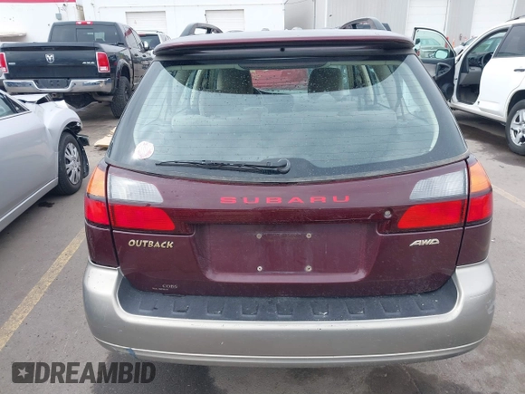 2000 Subaru Legacy Outback with VIN 4S3BH6652Y7632444, listed as a IAAI auction lot 41792191 with 154,977 mi miles and . Bid and sale history available at DreamBid. Image 16.