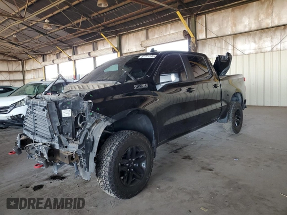 2020 Chevrolet Silverado 1500 LT Trail Boss with VIN 1GCPYFED0LZ269783, listed as a Copart auction lot 67721184 with 48,903 mi miles and Salvage Title. Bid and sale history available at carsss.com. Image 1.