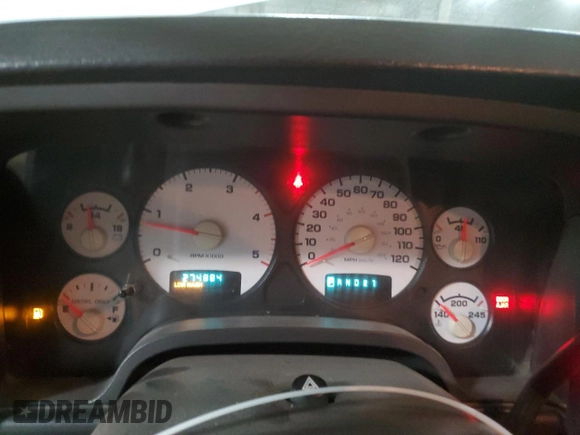 2003 Dodge Ram 2500 ST with VIN 3D7KU28C23G798322, listed as a Copart auction lot 71895634 with 274,884 mi miles and Salvage Title. Bid and sale history available at carsss.com. Image 9.