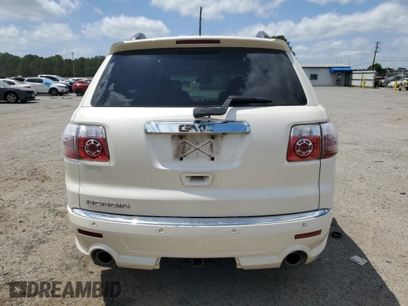 2011 GMC Acadia Denali with VIN 1GKKRTED2BJ384392, listed as a Copart auction lot 53632125 with 162,385 mi miles and Salvage Title. Bid and sale history available at DreamBid. Image 6.