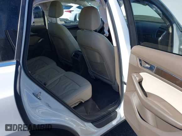 2017 Audi Q5 Premium with VIN WA1C2AFP2HA097719, listed as a IAAI auction lot 41872640 with 75,616 mi miles. Bid and sale history available at carsss.com. Image 8.