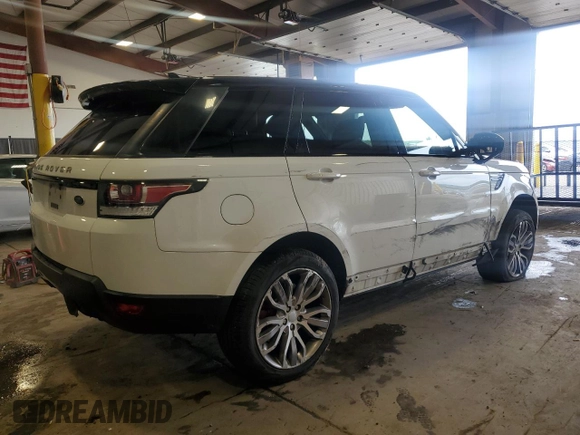 2016 Land Rover Range Rover Sport Dynamic with VIN SALWR2EF4GA596882, listed as a Copart auction lot 60274935 with 121,323 mi miles and Salvage title. Bid and sale history available at DreamBid. Image 3.