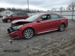 2015 Hyundai Sonata Sport with VIN 5NPE34AF1FH105567, listed as a Copart auction lot 51545055 with Not provided miles and Salvage title. Bid and sale history available at DreamBid. Image 1.