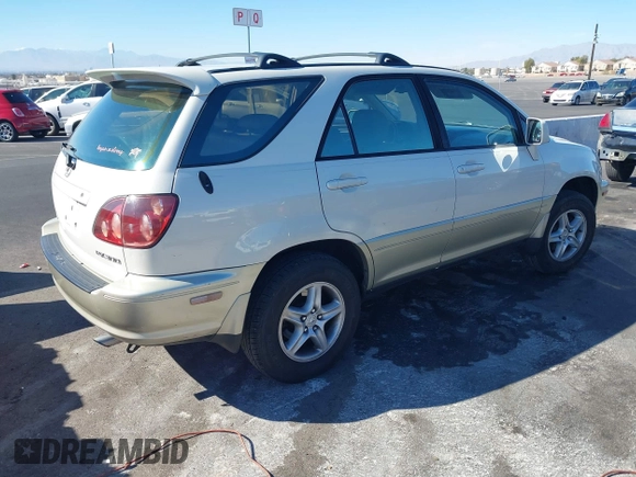 1999 Lexus RX 300 z VIN JT6GF10U9X0015877, wystawiony jako IAAI lot #41666610 z przebiegiem Nie podano mil oraz . Historia ofert i sprzedaży dostępna na DreamBid. Obrazek 4.