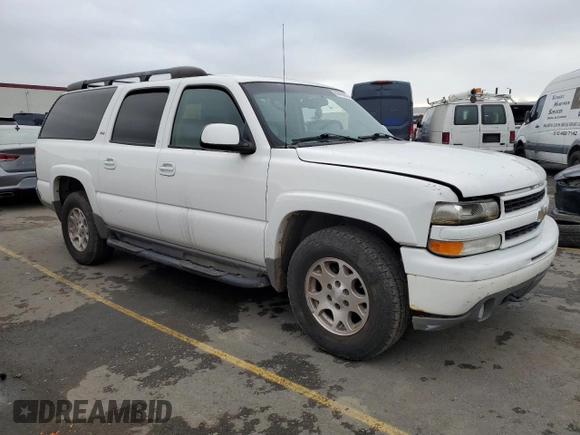 2005 Chevrolet Suburban Z71 with VIN 3GNFK16Z25G142540, listed as a Copart auction lot 86410404 with 138,223 mi miles and Salvage Title. Bid and sale history available at carsss.com. Image 4.