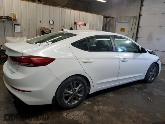 2018 Hyundai Elantra Value Edition with VIN 5NPD84LFXJH342593, listed as a Copart auction lot 42194425 with 159,963 mi miles and Salvage Title. Bid and sale history available at DreamBid. Image 3.