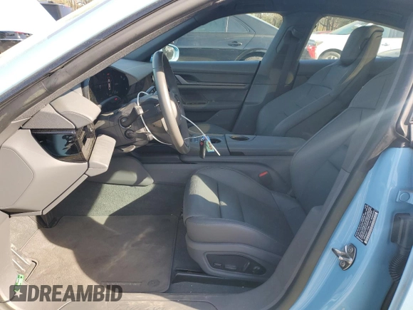 2023 Porsche Taycan with VIN WP0AA2Y11PSA11164, listed as a Copart auction lot 50695385 with 23,833 mi miles and Salvage Title. Bid and sale history available at DreamBid. Image 7.