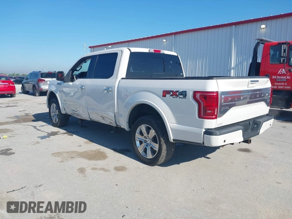 2016 Ford F-150 XLT with VIN 1FTEW1EGXGFA63517, listed as a IAAI auction lot 42171841 with 106,940 mi miles and . Bid and sale history available at DreamBid. Image 3.