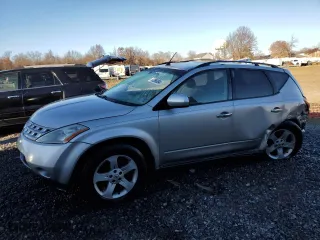 2005 Nissan Murano S with VIN JN8AZ08W25W431788, listed as a Copart auction lot 80266084 with 143,849 mi miles and Salvage Title. Bid and sale history available at carsss.com. Image 1.