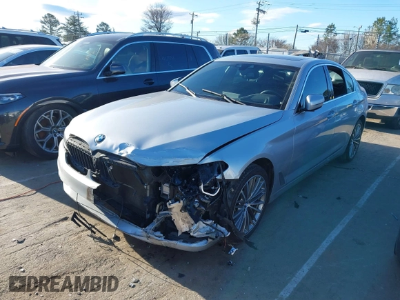 2019 BMW 5 Series 540i with VIN WBAJE5C58KWE66057, listed as a IAAI auction lot 41721886 with 119,712 mi miles and . Bid and sale history available at DreamBid. Image 2.