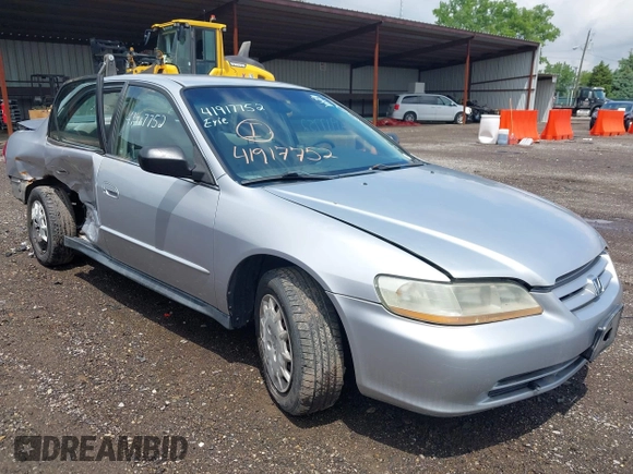 2002 Honda Accord LX with VIN 3HGCG56492G706612, listed as a IAAI auction lot 41917752 with 200,435 mi miles and . Bid and sale history available at DreamBid. Image 1.