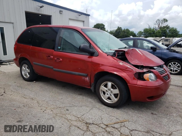 2005 Dodge Caravan SXT with VIN 1D4GP45R25B435433, listed as a Copart auction lot 62675015 with 292,919 mi miles and Salvage title. Bid and sale history available at DreamBid. Image 4.