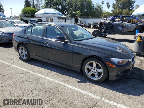 2014 BMW 3 Series 328i with VIN WBA3C1G56ENR49944, listed as a Copart auction lot 60330895 with 50,692 mi miles and Salvage title. Bid and sale history available at DreamBid. Image 4.