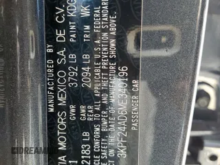 2021 Kia Forte LXS z VIN 3KPF24AD6ME340196, wystawiony jako Copart lot #59232805 z przebiegiem 118 465 mil mil oraz Szkoda całkowita • Salvage title. Historia ofert i sprzedaży dostępna na DreamBid. Obrazek 12.