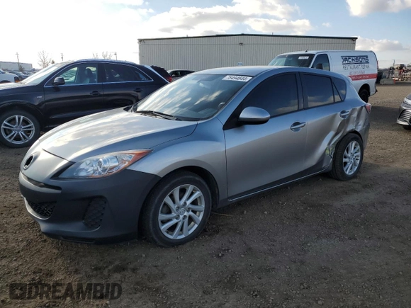 2012 Mazda 3 GX with VIN JM1BL1KF0C1541300, listed as a Copart auction lot 78494644 with 200,586 mi miles and Salvage Title. Bid and sale history available at carsss.com. Image 1.