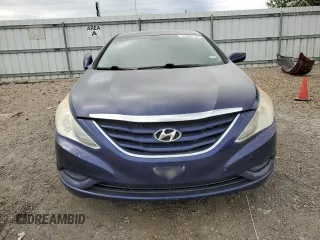 2013 Hyundai Sonata GLS with VIN 5NPEB4AC1DH593585, listed as a Copart auction lot 51829125 with 130,101 mi miles and Salvage Title. Bid and sale history available at carsss.com. Image 5.