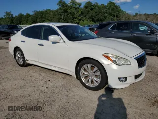2011 Infiniti M37 with VIN JN1BY1AP4BM324506, listed as a Copart auction lot 68089244 with 96,600 mi miles and Salvage Title. Bid and sale history available at carsss.com. Image 4.