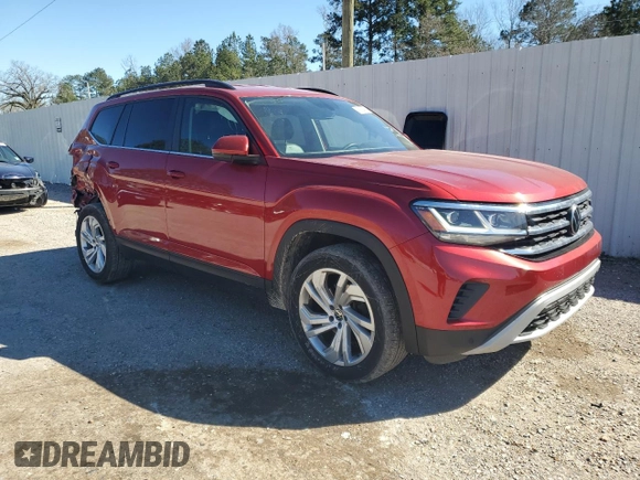 2021 Volkswagen Atlas SE z VIN 1V2WR2CA0MC517141, wystawiony jako Copart lot #47005475 z przebiegiem 53 929 mil mil oraz Szkoda całkowita • Salvage title. Historia ofert i sprzedaży dostępna na DreamBid. Obrazek 4.