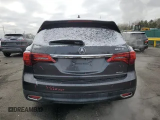2014 Acura MDX with VIN 5FRYD4H22EB005373, listed as a Copart auction lot 51940055 with 147,019 mi miles and Salvage title. Bid and sale history available at DreamBid. Image 6.