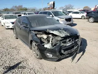 2015 Hyundai Veloster Turbo with VIN KMHTC6AE7FU221285, listed as a Copart auction lot 81598924 with 93,153 mi miles and Salvage title. Bid and sale history available at DreamBid. Image 11.