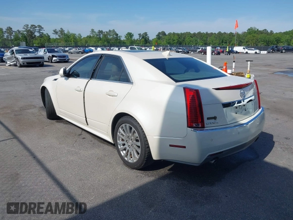 2011 Cadillac CTS Premium with VIN 1G6DS5ED8B0170701, listed as a IAAI auction lot 42068953 with 109,860 mi miles. Bid and sale history available at carsss.com. Image 3.