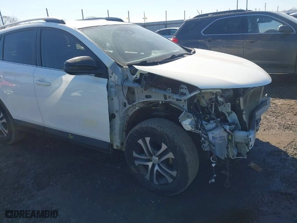 2017 Toyota RAV4 LE with VIN JTMZFREV8HJ111318, listed as a IAAI auction lot 41649660 with 117,018 mi miles. Bid and sale history available at carsss.com. Image 1.