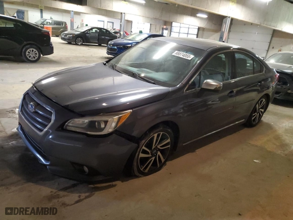 2017 Subaru Legacy Sport with VIN 4S3BNAR65H3039734, listed as a Copart auction lot 88874055 with 126892 miles and Salvage Title. Bid and sale history available at carsss.com. Image 1.