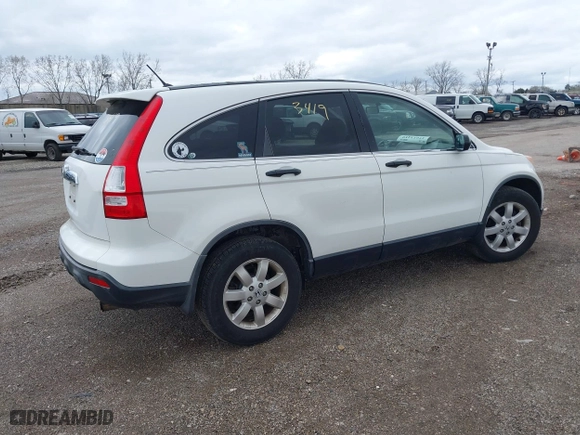 2007 Honda CR-V EX with VIN JHLRE48537C013983, listed as a IAAI auction lot 42053419 with 219,256 mi miles. Bid and sale history available at carsss.com. Image 4.