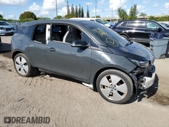2015 BMW i3 with VIN WBY1Z4C57FV503902, listed as a Copart auction lot 66296792 with 45,262 mi miles. Bid and sale history available at carsss.com. Image 4.