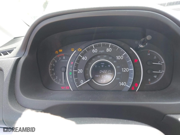 2015 Honda CR-V EX with VIN 2HKRM3H54FH528195, listed as a IAAI auction lot 42019484 with 42,217 mi miles. Bid and sale history available at carsss.com. Image 7.
