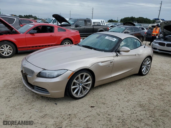 2012 BMW Z4 sDrive35i with VIN WBALM7C5XCE384505, listed as a Copart auction lot 74933904 with 0 mi miles and Salvage Title. Bid and sale history available at carsss.com. Image 1.