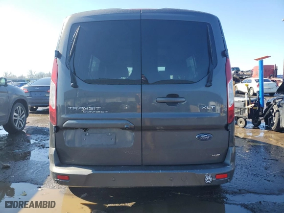 2017 Ford Transit Connect Wagon XLT with VIN NM0GS9F70H1334484, listed as a Copart auction lot 46753495 with 134,657 mi miles and Clean Title. Bid and sale history available at carsss.com. Image 6.