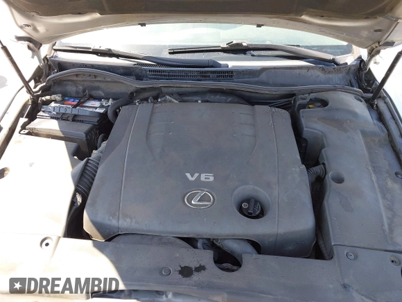 2007 Lexus IS with VIN JTHBK262775037758, listed as a IAAI auction lot 41990064 with 156,319 mi miles. Bid and sale history available at carsss.com. Image 10.
