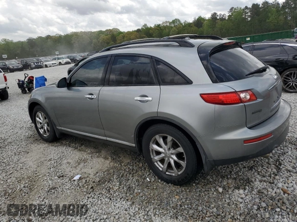 2008 Infiniti FX with VIN JNRAS08W68X201069, listed as a Copart auction lot 51753485 with 196,330 mi miles and Salvage Title. Bid and sale history available at DreamBid. Image 2.