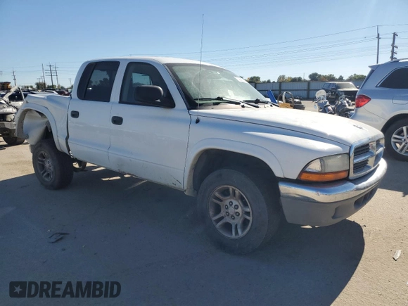 2004 Dodge Dakota SLT z VIN 1D7HL48N94S674827, wystawiony jako Copart lot #72969214 z przebiegiem 248 387 mil mil oraz Szkoda całkowita • Salvage title. Historia ofert i sprzedaży dostępna na DreamBid. Obrazek 4.