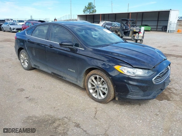 2019 Ford Fusion Hybrid SE with VIN 3FA6P0LU3KR273527, listed as a IAAI auction lot 41705167 with 169,020 mi miles. Bid and sale history available at carsss.com. Image 1.