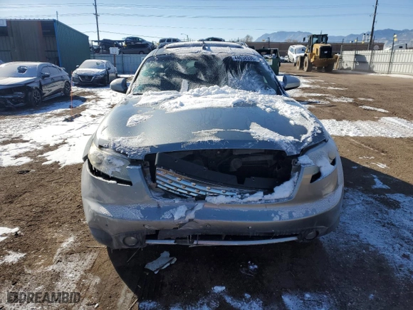 2007 Infiniti FX35 with VIN JNRAS08W07X208663, listed as a Copart auction lot 44638335 with 115,249 mi miles and Salvage Title. Bid and sale history available at carsss.com. Image 5.
